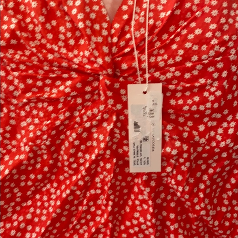 Rebecca Taylor Malia Sleeveless Ditsy Floral Top - Picture 3 of 5